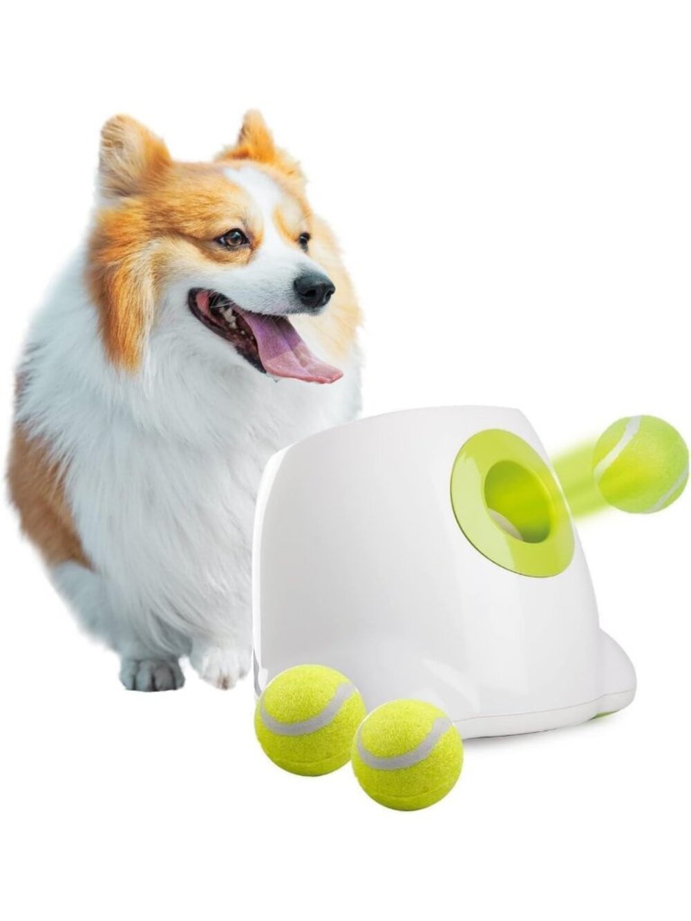 Automatic Dog Ball Launcher - Interactive Fetch Toy for Small to Medium Dogs